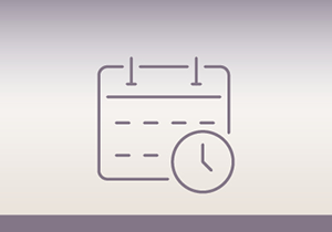 Calendar and clock icon