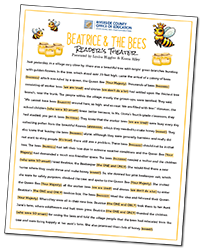 Beatrice and the Bees handout