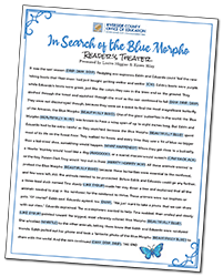 In Search of the Blue Morph handout