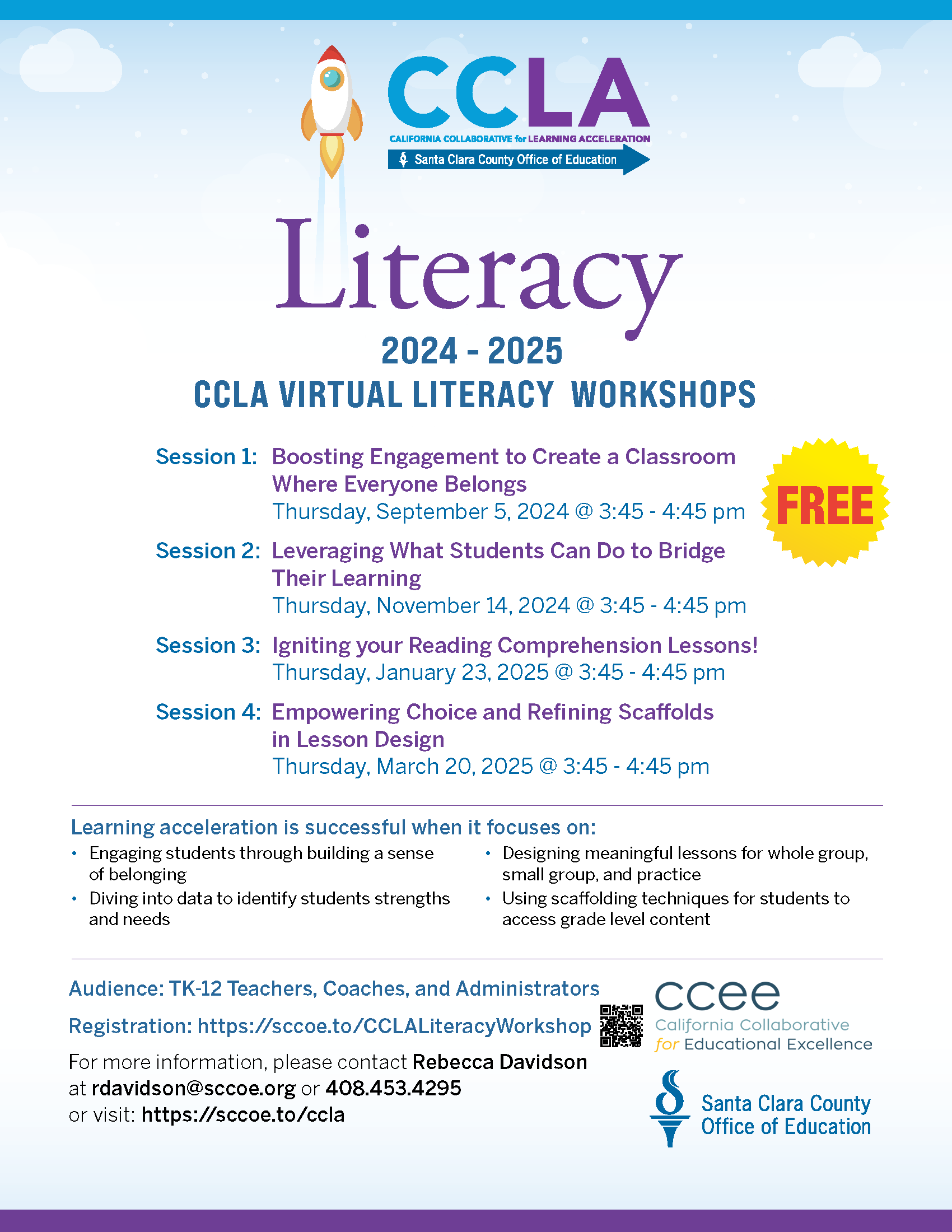 CCLA Literacy Flyer