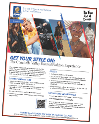 Get Your Style On: The Coachella Valley Festival Fashion Experience Flyer