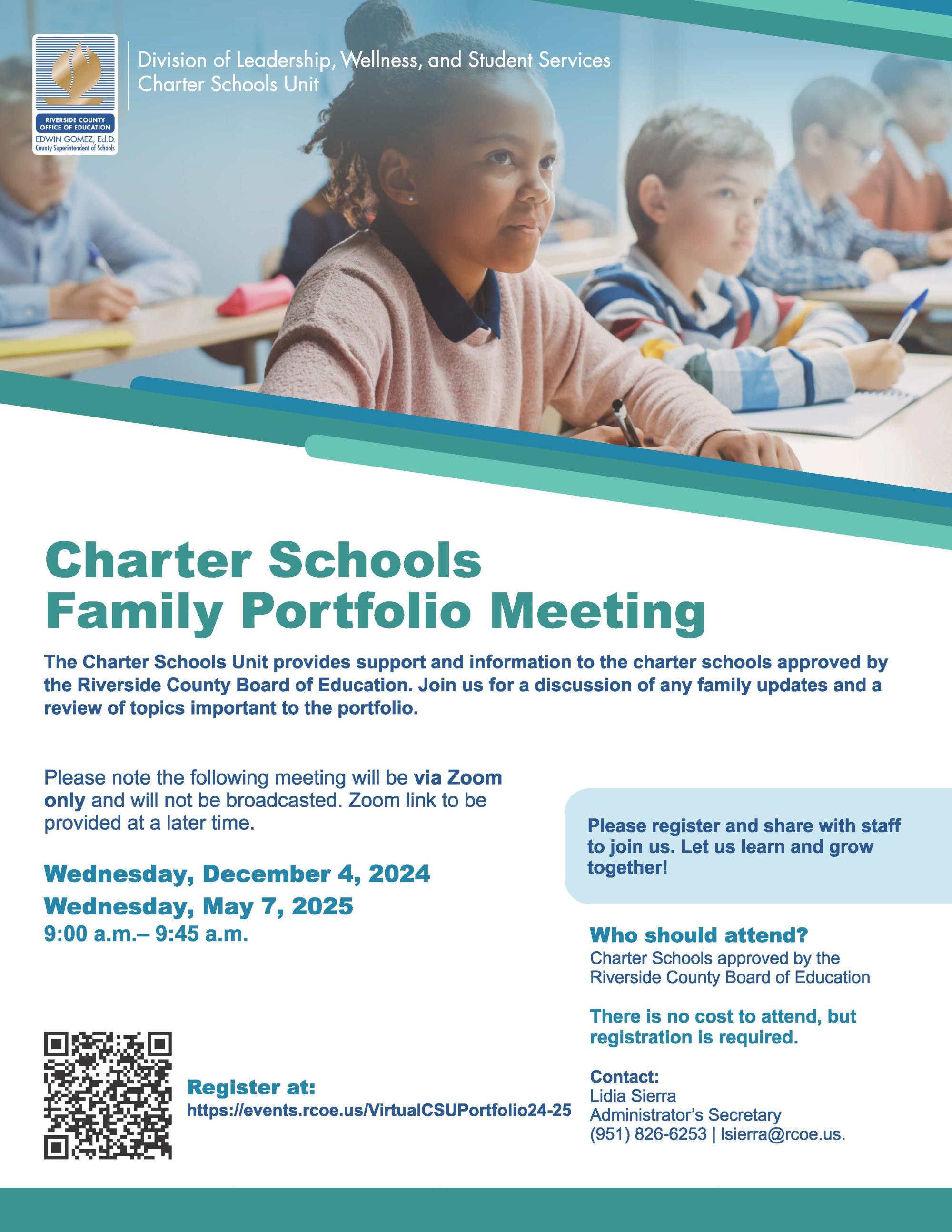 Virtual Charter Schools Family Portfolio