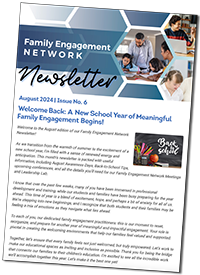 Family Engagement Network Newsletter August 2024