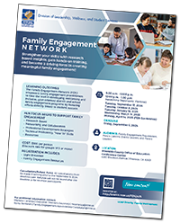 2024-25 Family Engagement Network Flyer