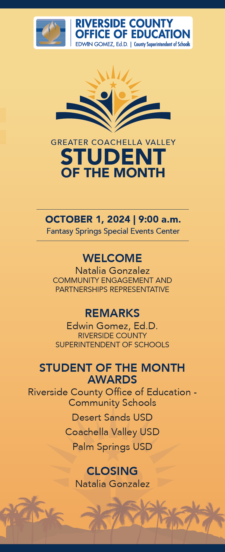 GCV Student of the Month - Oct 24 - Program