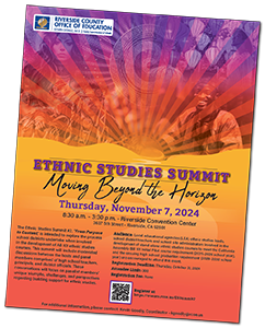 Ethnic Studies Summit Flyer