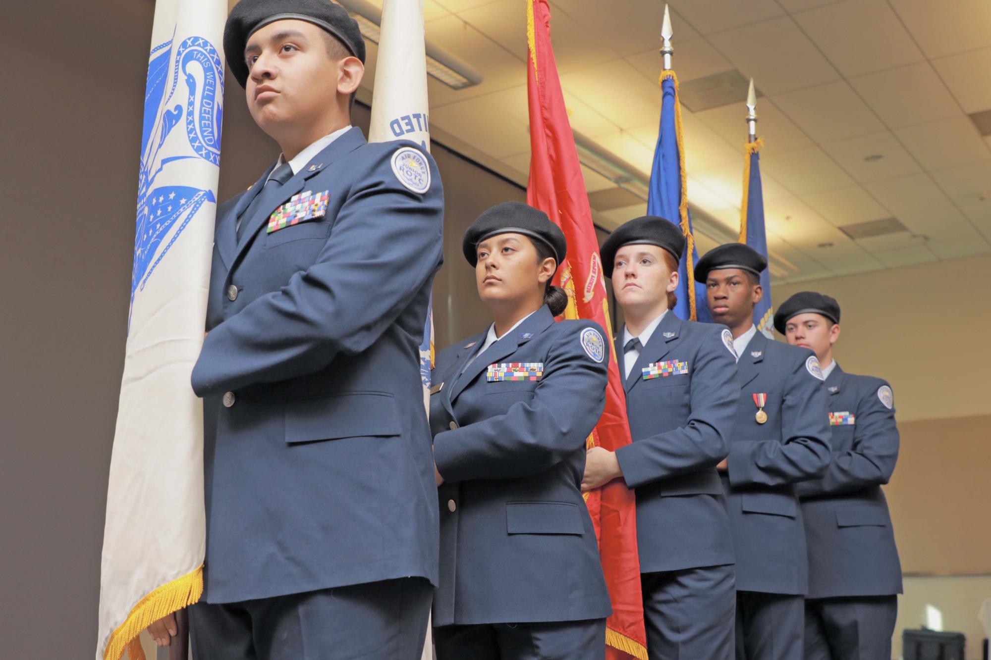 Elsinore HS Flying Tiger Junior ROTC Color Guard