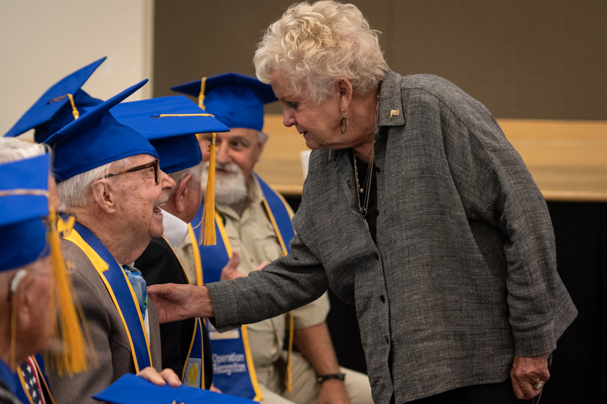 Riverside County Board of Education Member Greets Graduates