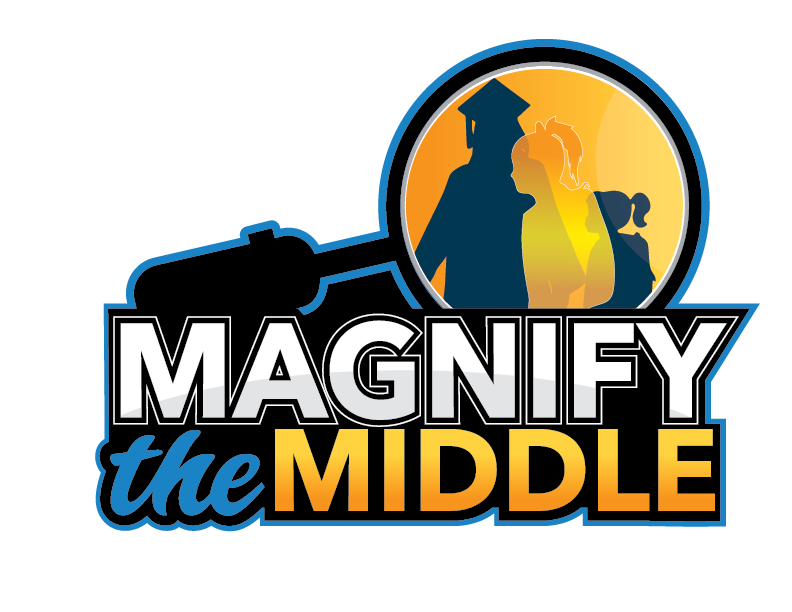 Magnify to the Middle logo