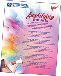 Amplifying the Arts Flyer Volume 1