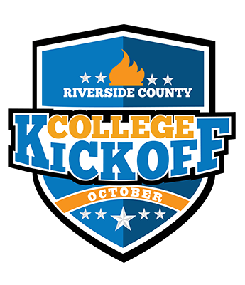 Riverside County College Kickoff October logo