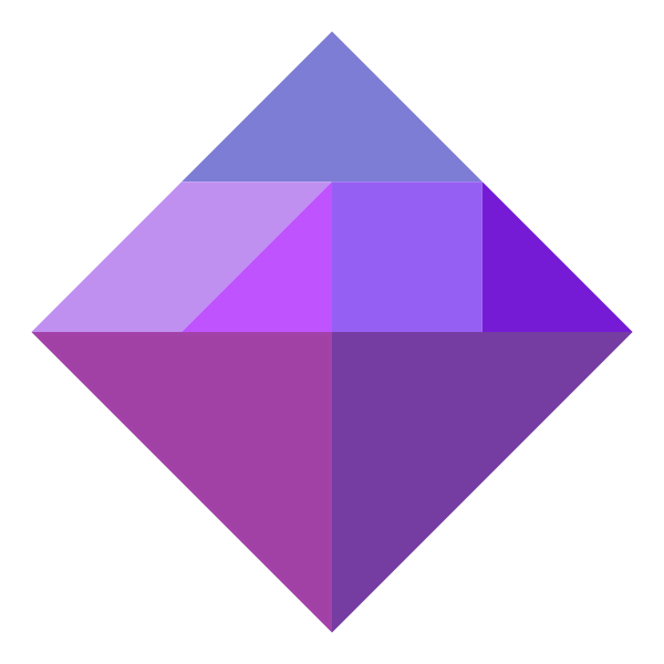 Purple Diamond - Math YouTube Graphic