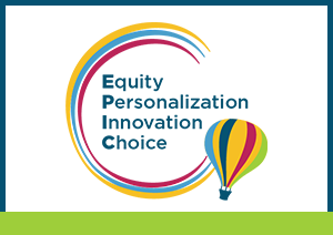 Equity Personalization Innovation Choice, EPIC logog