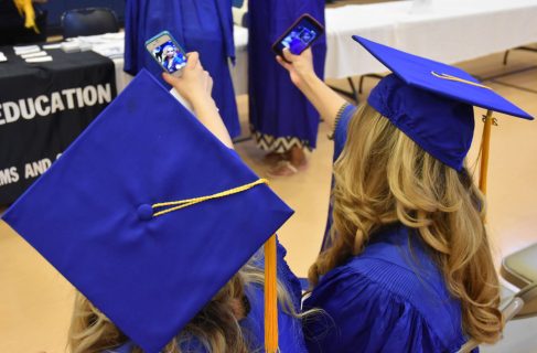 grad selfie